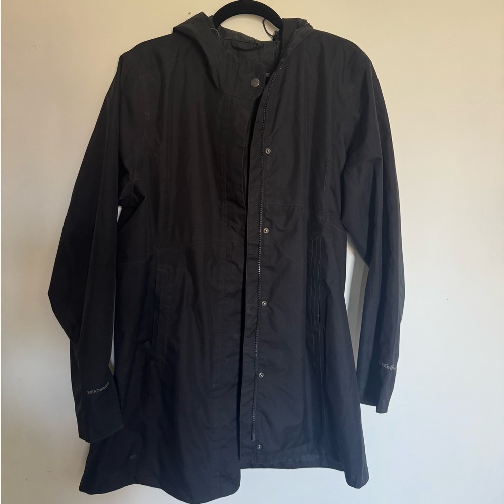 Women’s Black Eddie Bauer raincoat